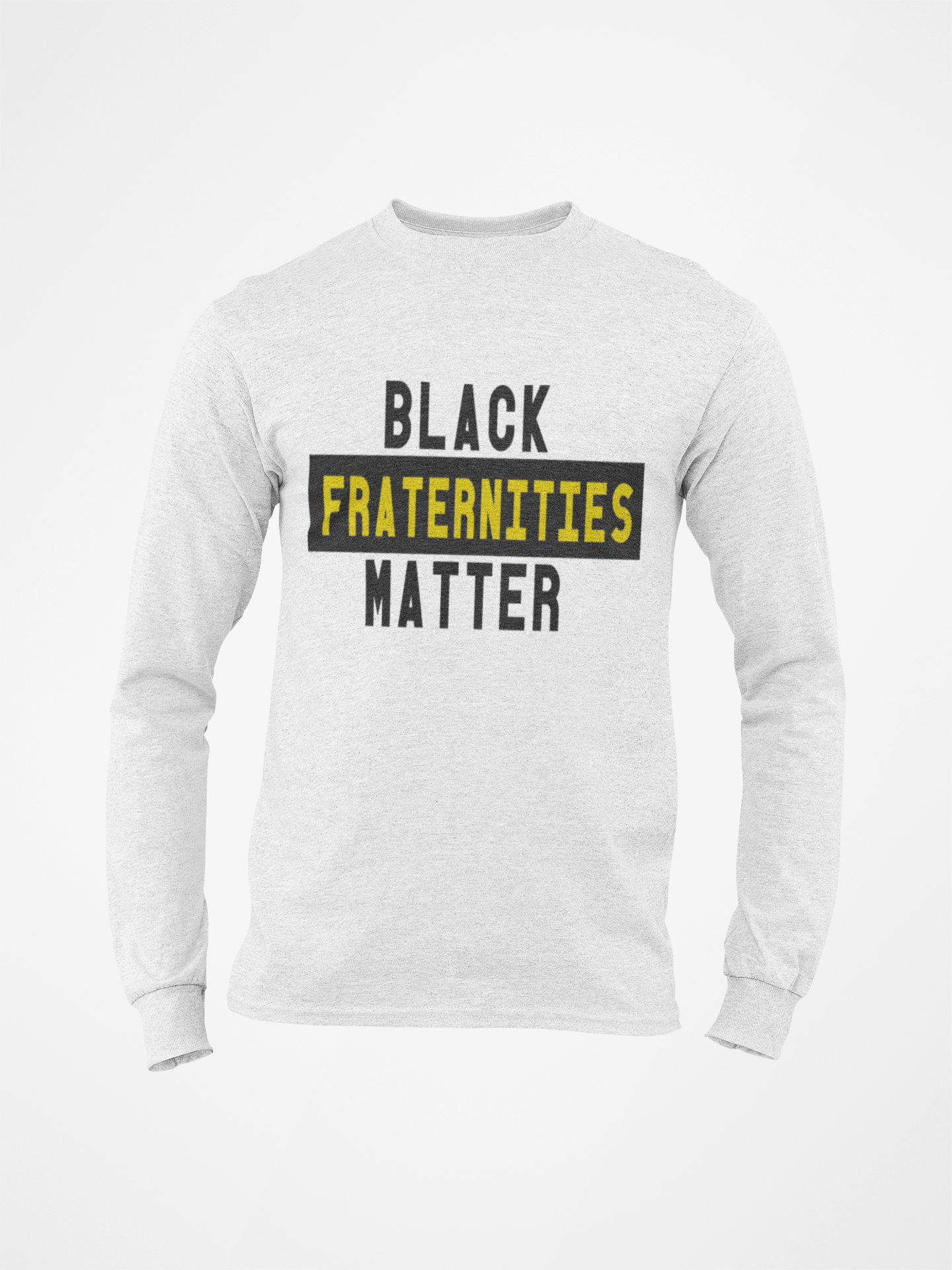 Black Fraternities Matter Long Sleeve Tee's