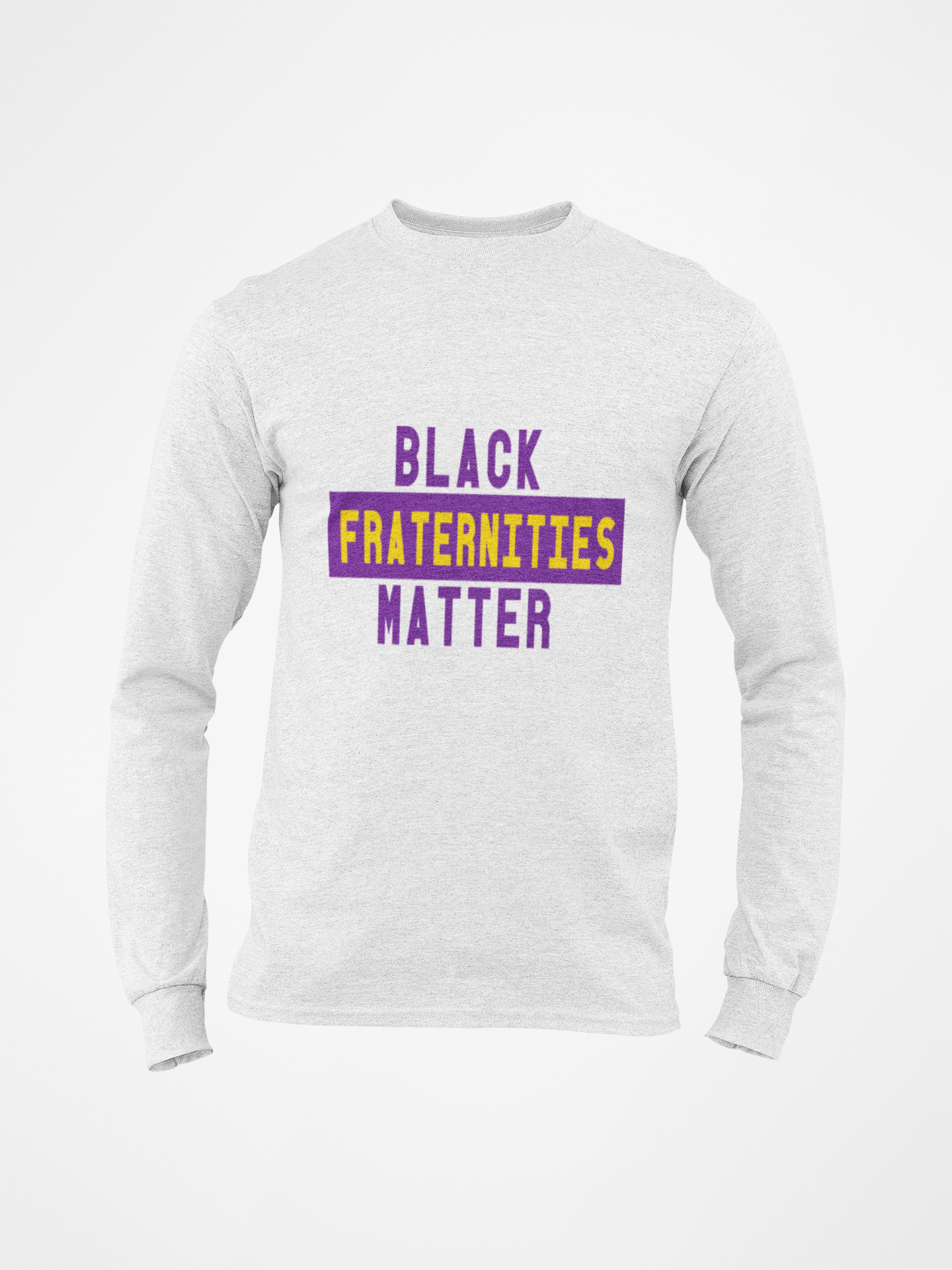 Black Fraternities Matter Long Sleeve Tee's