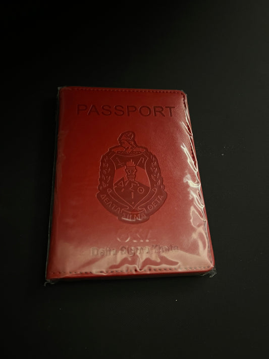 (DST) Leather Passport Cover