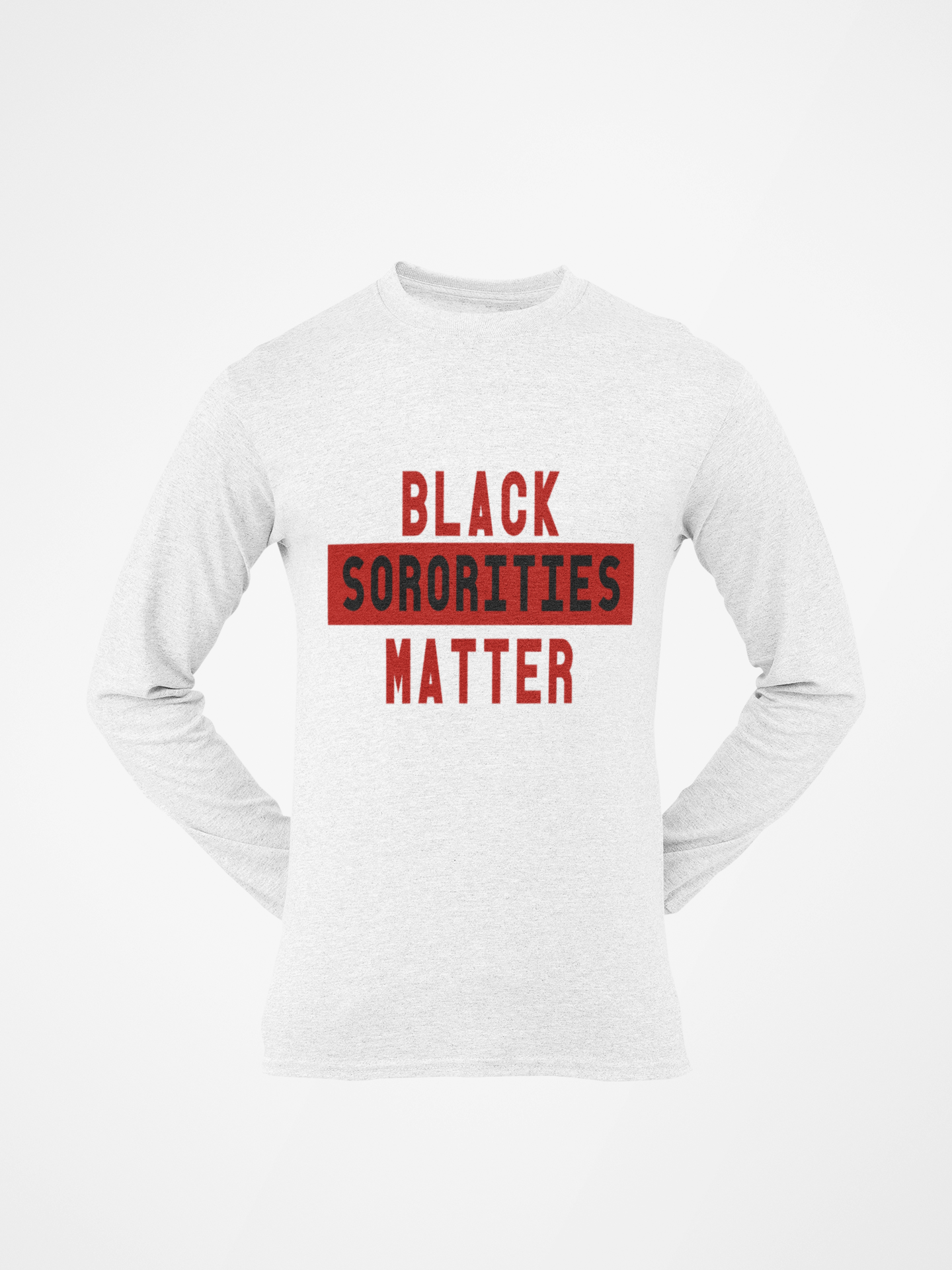 (DST) Black Sororities Matter Long Sleeve Tee